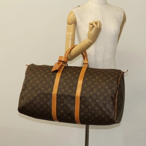 LOUIS VUITTON Monogram Keepall 55 Boston Bag - Picture 14 of 16